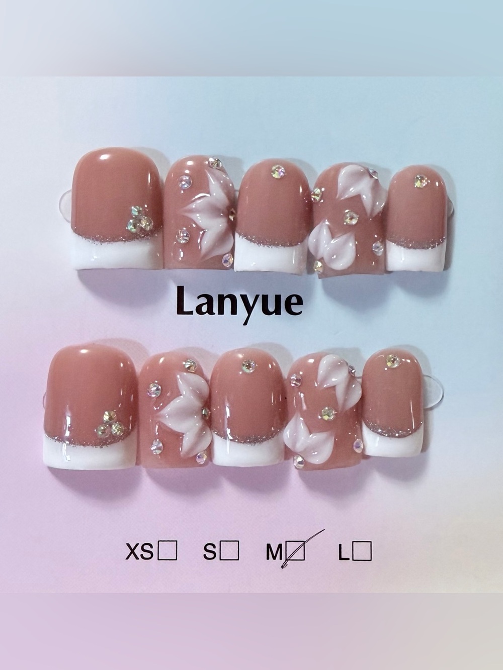 Women's Nude Pink Floral Press-On baby duck